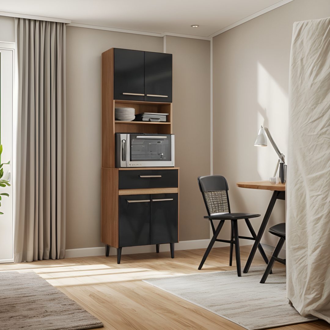 Aparador Multiuso Para Cocina Comedor 4 Puertas 1 Cajón - Imagen 2