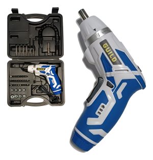 Juego De Destornillador Inalámbrico + 45 Accesorios,maletín*