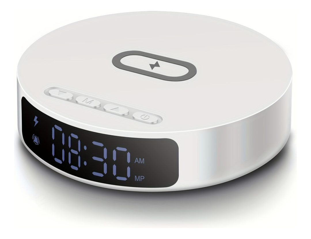 Despertador Reloj Con Cargador Inalámbrico Carga Rápida 15W - Imagen 2