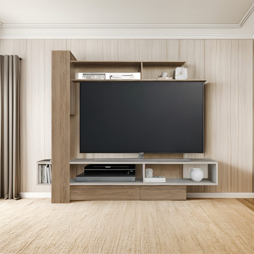 Modular Rack Tv Smartfit Premium Mdf 7 Estantes 180x152 cm - Imagen 4