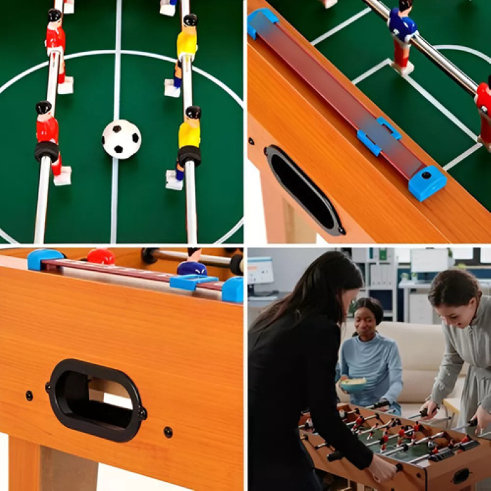 Futbolito Mesa De Pie Mini Metegol Juego De Fútbol En Madera - Imagen 7