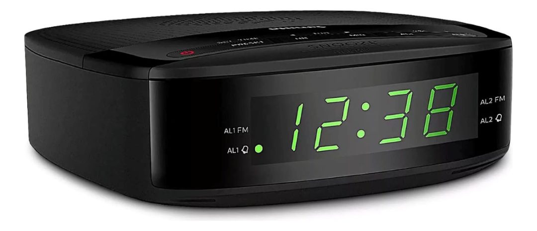 Radio Despertador Philips FM Pantalla Led Digital 2 Alarmas - Imagen 6