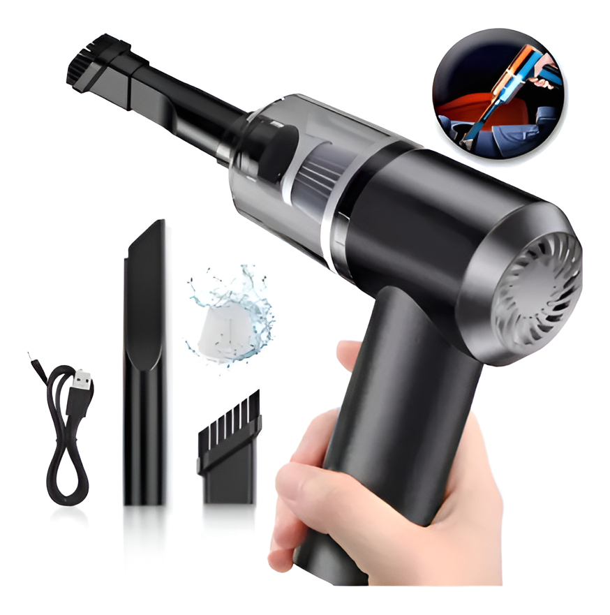 Mini Aspiradora Inalámbrica Portátil 2 En 1 - Recargable - Imagen 4