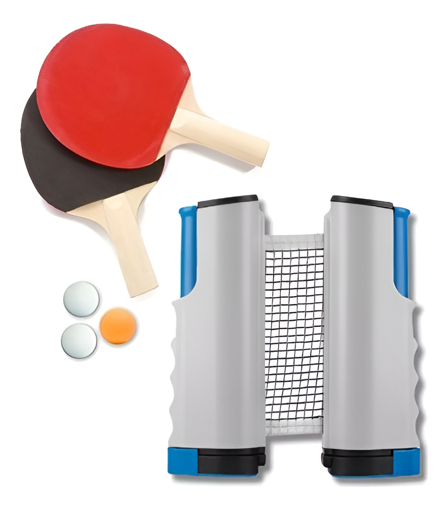 Set Ping Pong Extensible Tenis De Mesa Red Raquetas Pelotas - Imagen 9