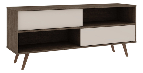 Mueble Soporte Minimalista Aparador TV Mdf 2 Puertas - Imagen 3