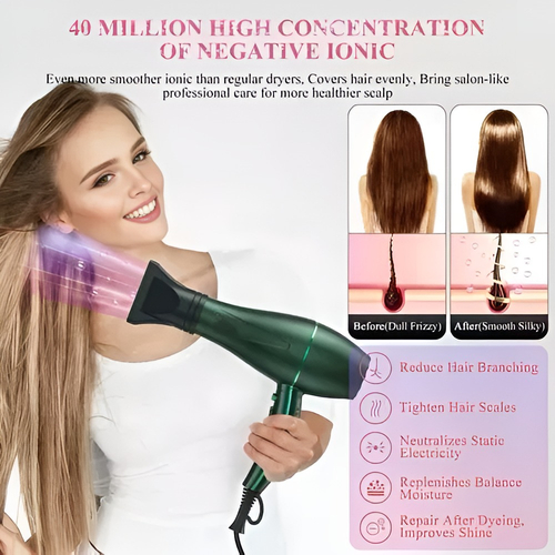 Secador Profesional De Pelo 3000W 3 Niveles Y 2 Velocidades - Imagen 5