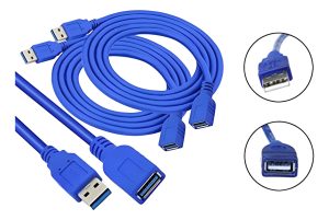 Cable Extensor Macho Hembra Usb 2.0 De 3 Metros Color Negro*