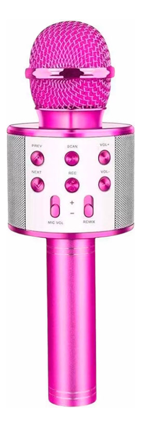 Micrófono Karaoke Bluetooth Con Altavoz Us - Imagen 2