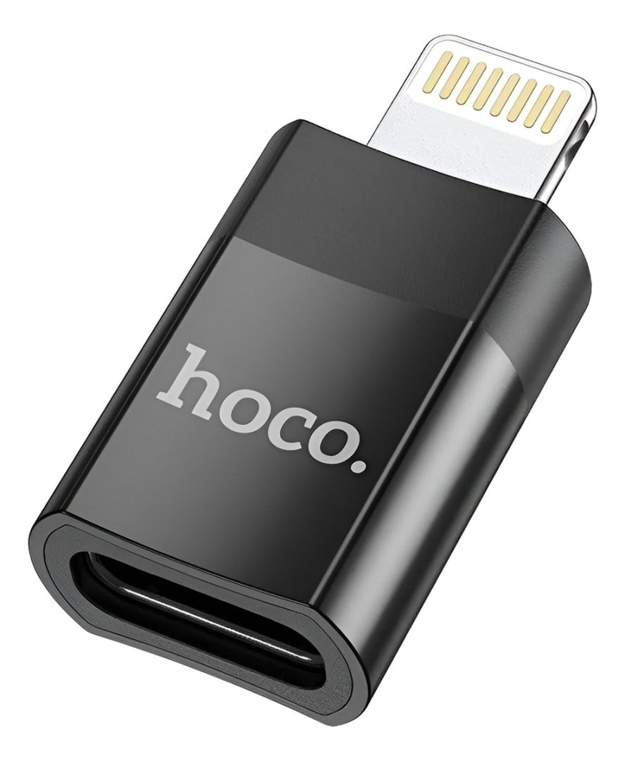 Adaptador Transferencia De Datos Hoco USB-C A Lightning Male - Imagen 2
