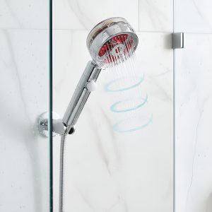 Cabezal Giratorio Ducha Turbo Presión Con Ventilador,filtro*