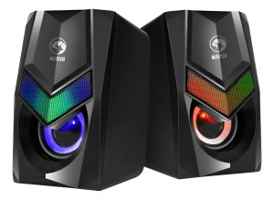 Parlantes Marvo Gamer RGB Premium USB Para PC