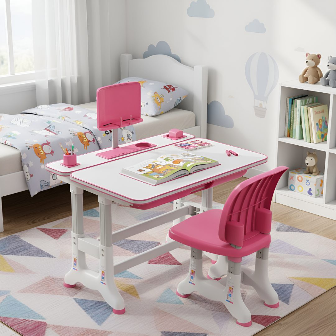 Escritorio Infantil Multifuncional Silla Altura Ajustable - Imagen 2