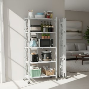 Estantería Organizador Rack Plegable Metálica 5 Estantes