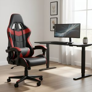 Silla Escritorio Gamer Reforzada Con Almohadones