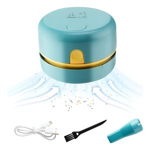 Aspiradora Mini Recargable Carga Usb Paqueños Espacios Us*