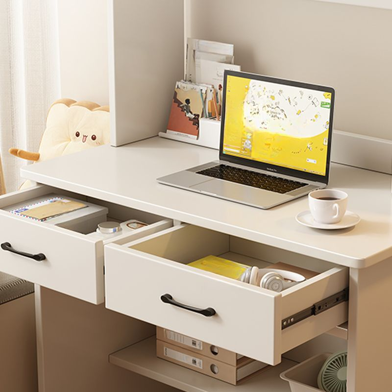 Escritorio Moderno Con Estante Biblioteca Minimalista 70cm - Imagen 6