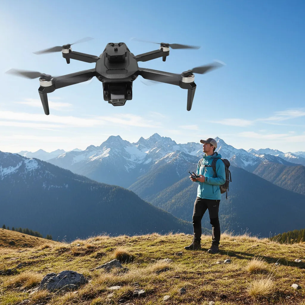 Drone Profesional Portátil Con Doble Camara Wifi - Imagen 2