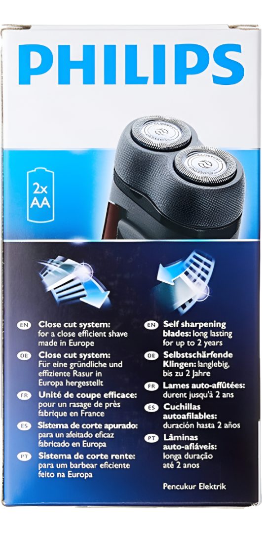 Afeitadora Eléctrica Philips PQ206 Práctica Y Portátil - Imagen 7