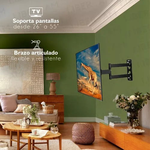 Soporte Tv Lcd Led Articulado Brazo Extensible 26 A 55 TV - Imagen 3