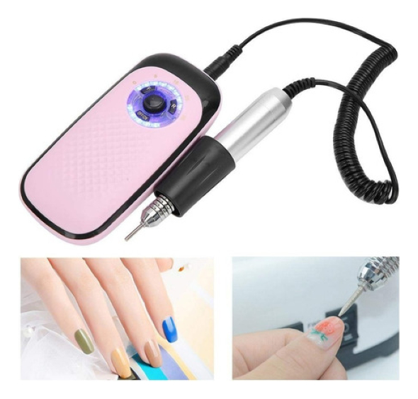 Torno De Uñas Recargable Profesional Manicura Y Pedicura SML M7 - Imagen 3