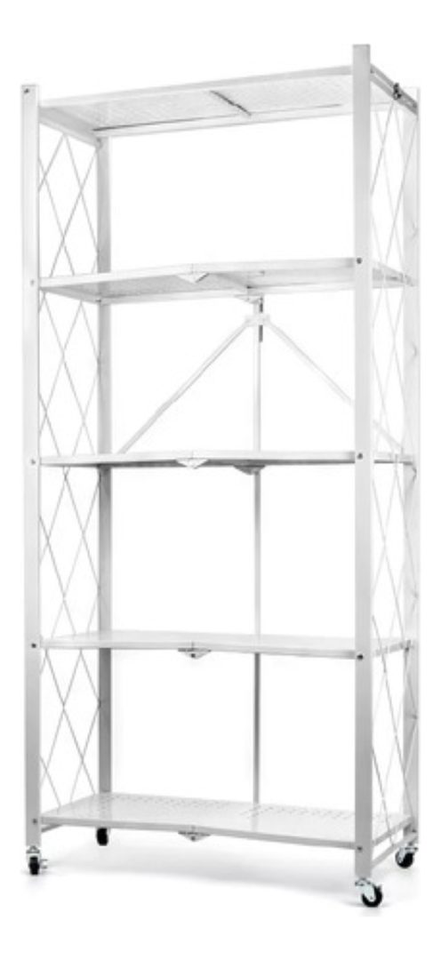 Estantería Organizador Rack Plegable Metálica 5 Estantes - Imagen 5