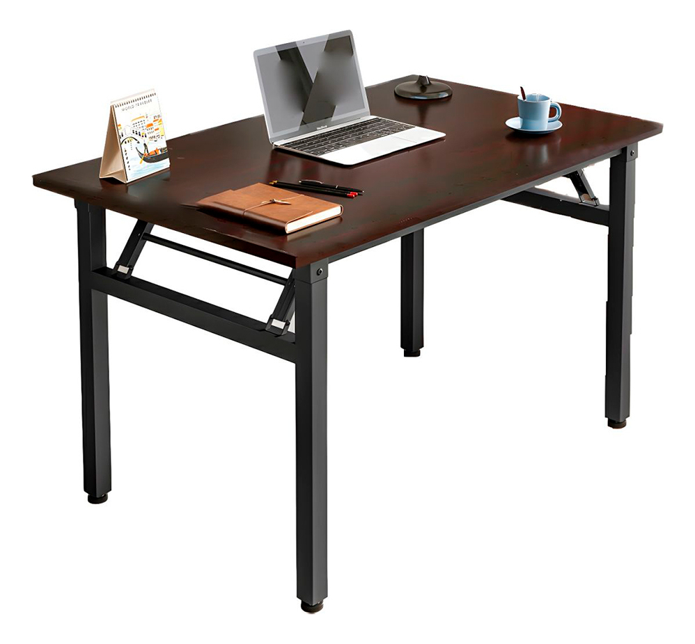 Mesa Escritorio Multiuso Plegable 80 cm Madera MDF Y Metal - Imagen 5
