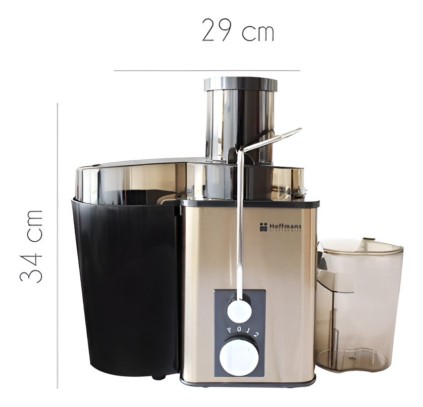 Juguera O Extractor Eléctrico Hoffmans 2 Velocidades 800 W - Imagen 5