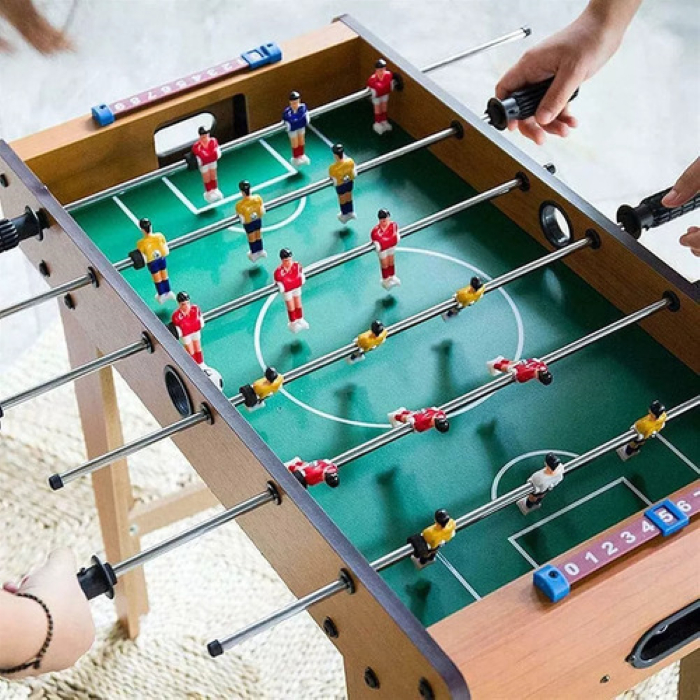 Futbolito Mesa De Pie Mini Metegol Juego De Fútbol En Madera - Imagen 4