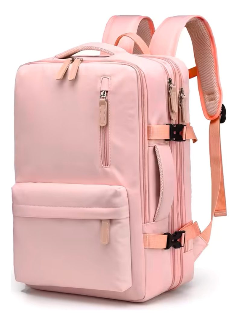 Mochila Impermeable Plegable Portátil Con Cargador USB - Imagen 2