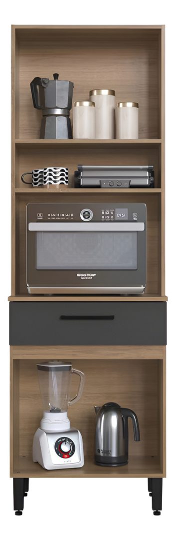 Aparador Multiuso Para Cocina Comedor 4 Puertas 1 Cajón - Imagen 4