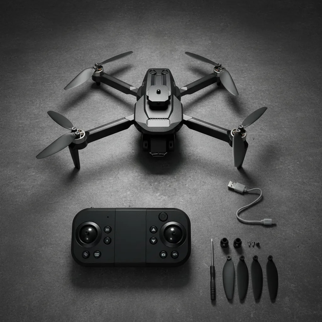 Drone Profesional Portátil Con Doble Camara Wifi - Imagen 6