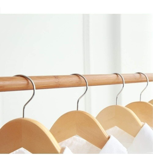 Perchero Organizador Madera Bambú Con Ruedas - Imagen 4