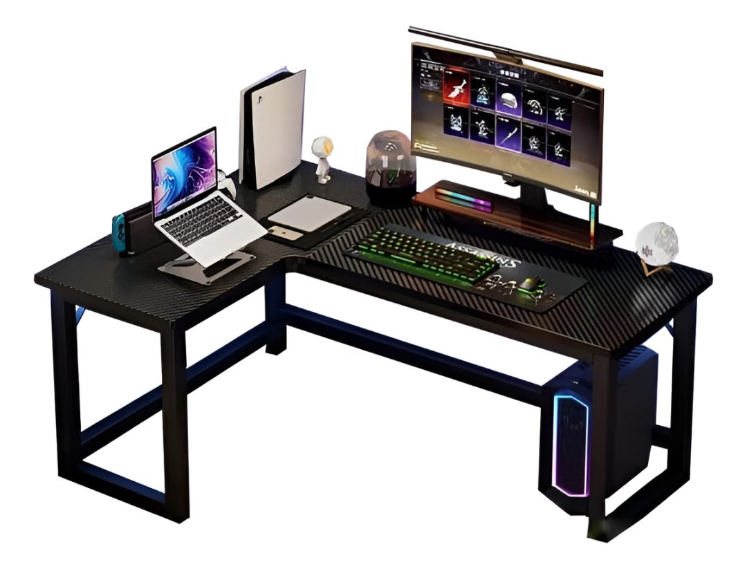 Mesa Escritorio Gamer En Forma De L 160x120 Cm - Imagen 9