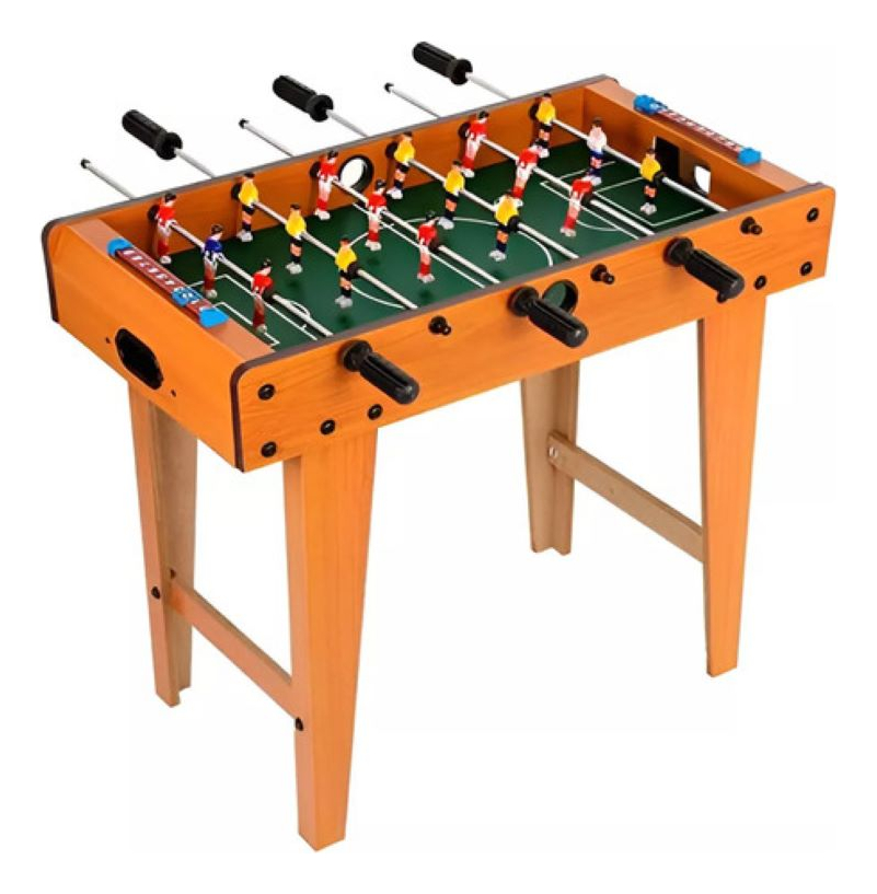 Futbolito Mesa De Pie Mini Metegol Juego De Fútbol En Madera - Imagen 5