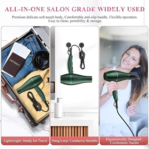 Secador Profesional De Pelo 3000W 3 Niveles Y 2 Velocidades - Imagen 4