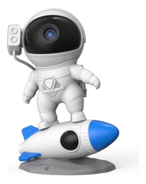 Proyector Astronautas Lampara Estrellas C Rotación 360 Grados