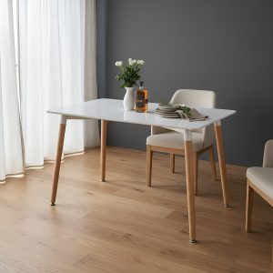 Mesa De Comedor Moderna - Elegante De Madera Mdf 120x75 Cm