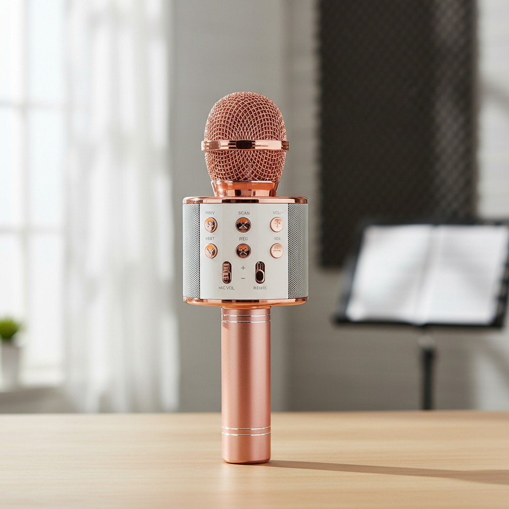 Micrófono Karaoke Bluetooth Con Altavoz Us - Imagen 10