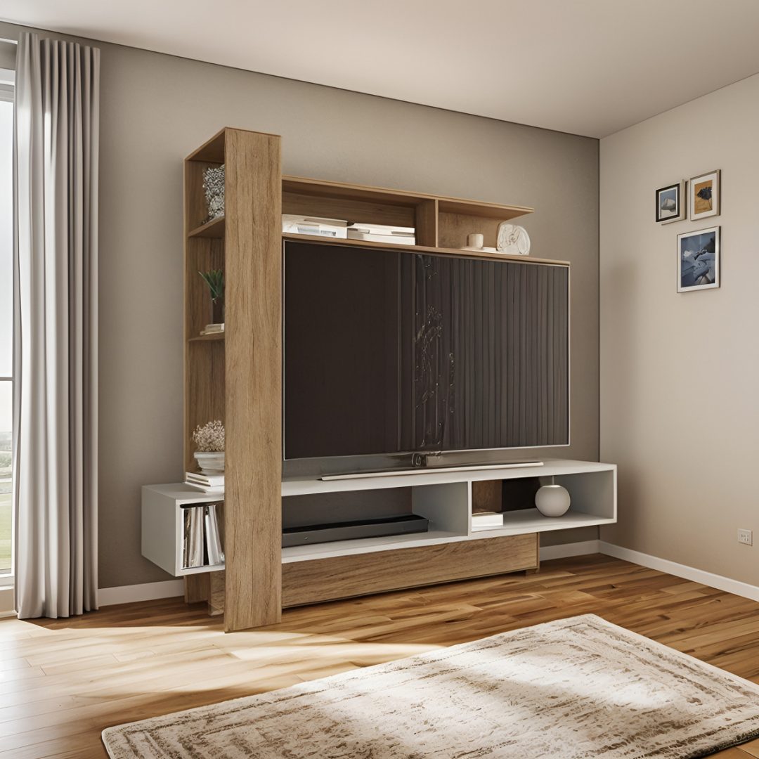 Modular Rack Tv Smartfit Premium Mdf 7 Estantes 180x152 cm - Imagen 5