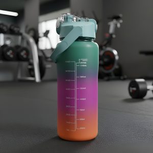 Botellas Motivacional Termo De Agua X3 2l 900ml 300ml