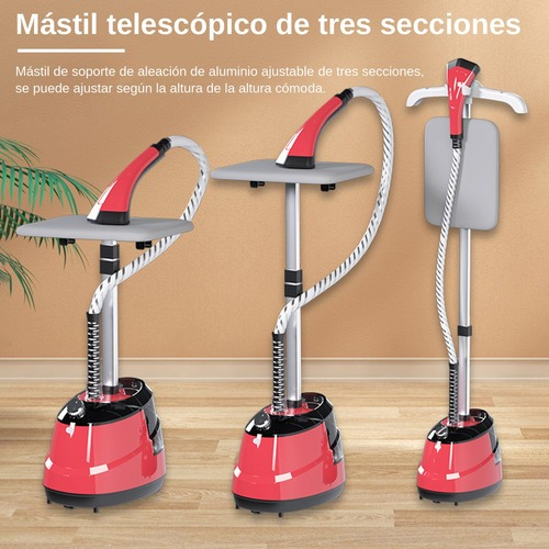 Plancha A Vapor Vertical 2 En 1 Altura Ajustable 2000 W - Imagen 8
