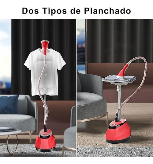 Plancha A Vapor Vertical 2 En 1 Altura Ajustable 2000 W - Imagen 6
