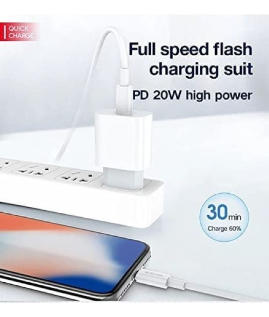 Adaptador USB C Carga Rápida 20w Para iPhone Android AK180 - Imagen 5