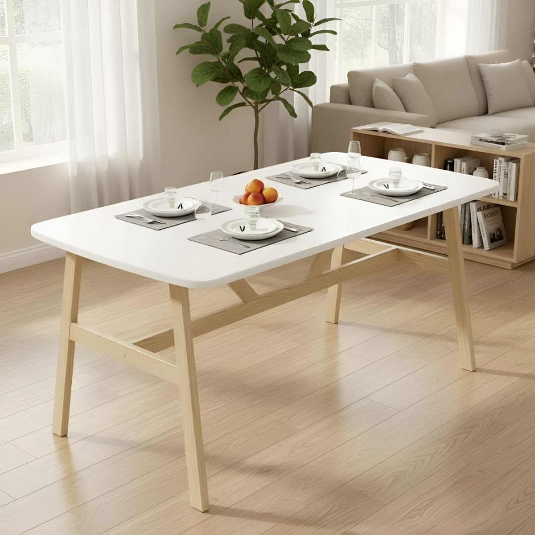 Juego De Mesa De Comedor Rectangular 120x80cm