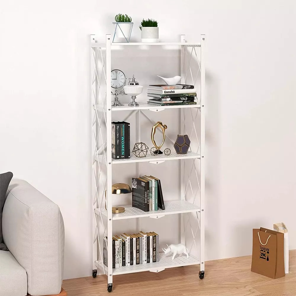 Estantería Organizador Rack Plegable Metálica 5 Estantes - Imagen 3
