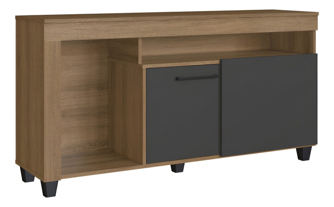 Rack Tv Mueble Moderno Hasta 50'' Mdf Brasilero 135cm - Imagen 7
