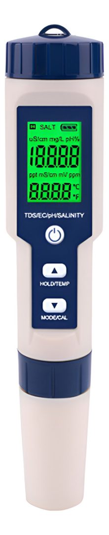 Medidor Digital De Calidad Del Agua 5n1 Ph Tds Ec
