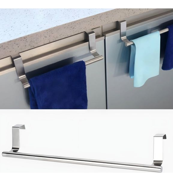 Barra Soporte Para Repasador Con Enganche En Puerta 36 Cm - Imagen 6