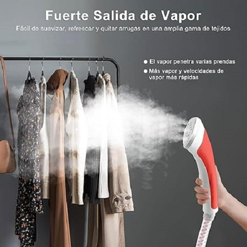 Plancha A Vapor Vertical 2 En 1 Altura Ajustable 2000 W - Imagen 5