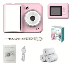 Cámara Digital Fotos Con Impresión Instantánea Para Niños